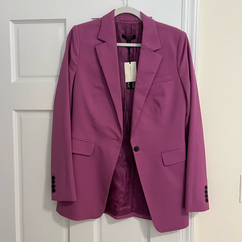 Banana Republic Pink / Purple Blazer